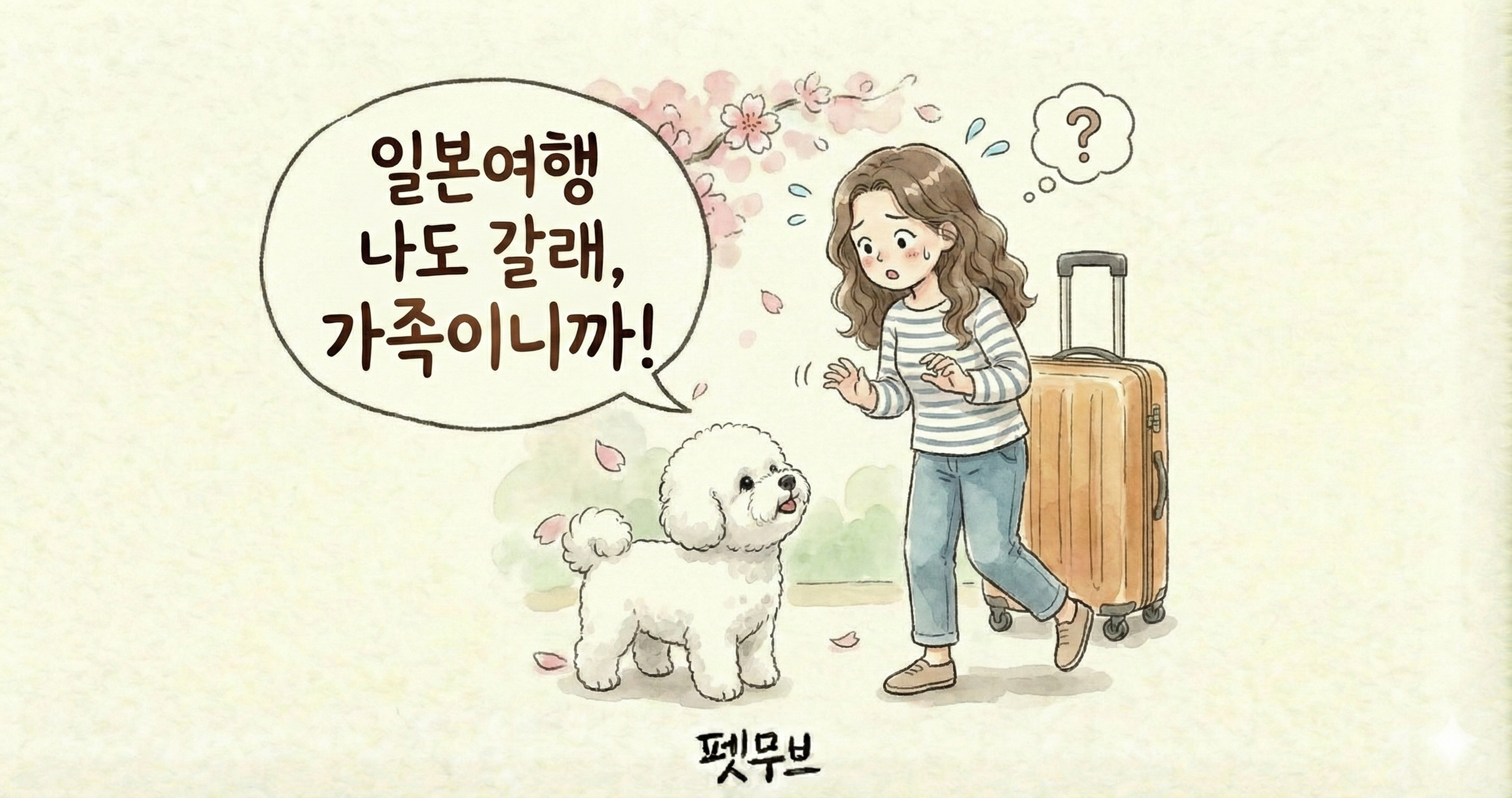 강아지 동반 일본여행